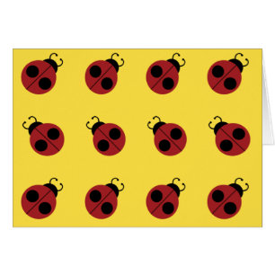 Ladybug 60s rétro cool rouge jaune