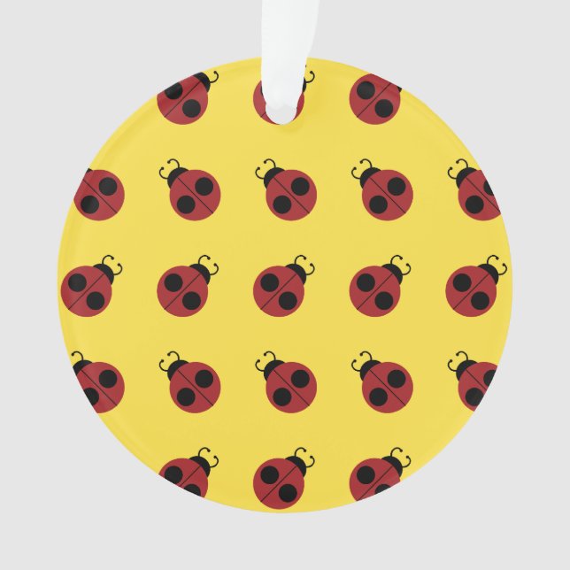 Ladybug 60s rétro cool rouge jaune (devant)