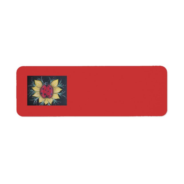 LadyBug Address Label (Front)