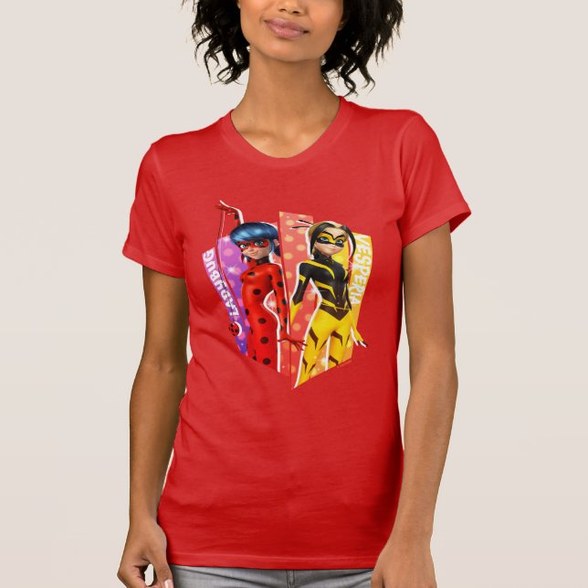 Ladybug and Vesperia Graphic T-Shirt (Front)