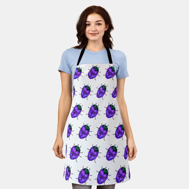 LADYBUG ART APRON (Worn)