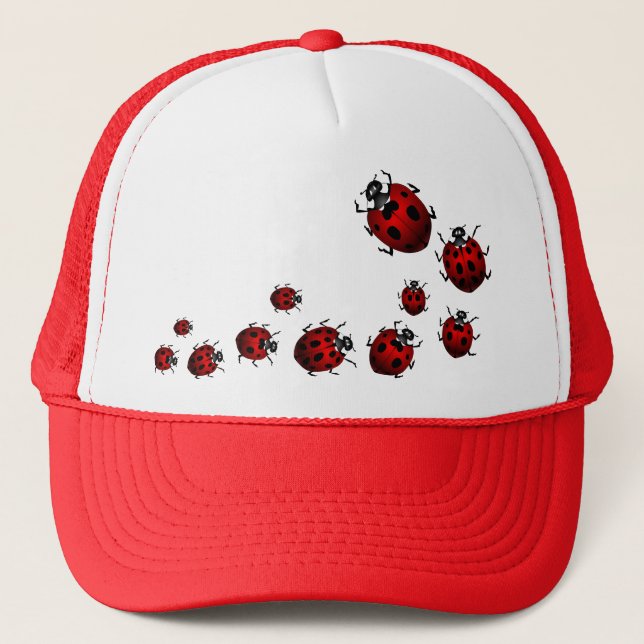 Ladybug  Art Caps Hats Ladybug Wildlife Art Hat (Front)