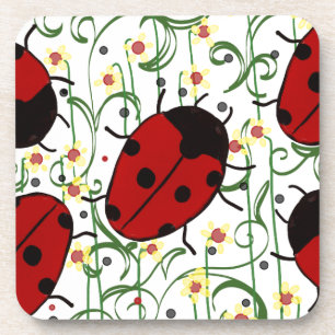 Ladybug Art Coaster