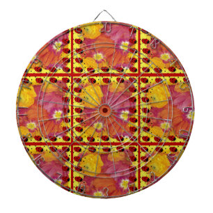 Ladybug Art Dartboard