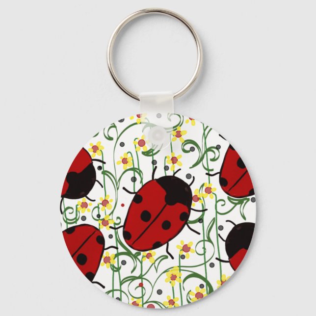 Ladybug Art Keychain (Front)
