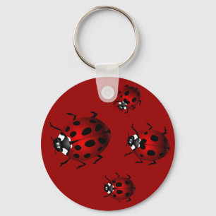 Ladybug Art Keychain Bug Keepsake Ladybug Gifts