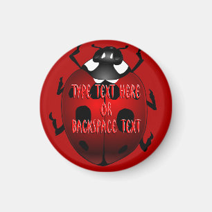 Ladybug Art Magnet Custom Ladybug Fridge Magnets