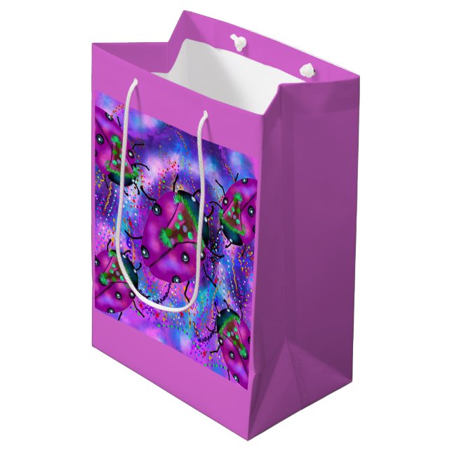 LADYBUG ART MEDIUM GIFT BAG (Front Angled)