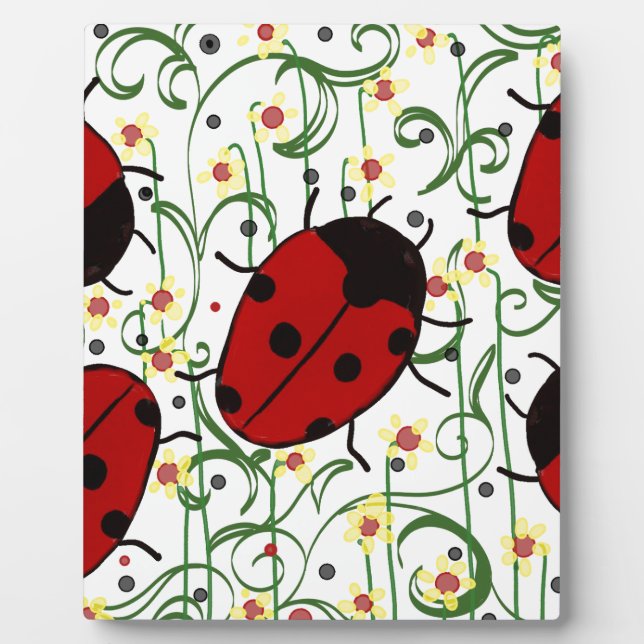Ladybug Art Plaque (Front)