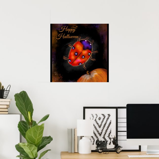 LADYBUG ART POSTER (Home Office)