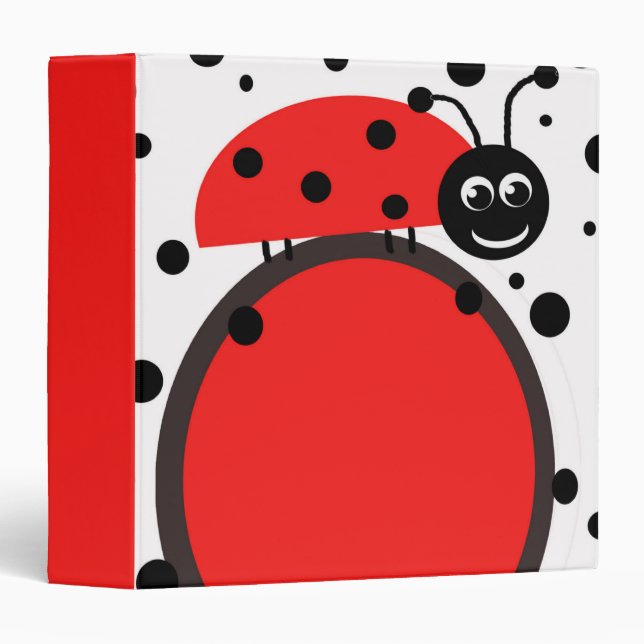 Ladybug Avery Binder (Front/Spine)