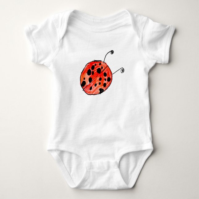 Ladybug Baby Bodysuit (Front)