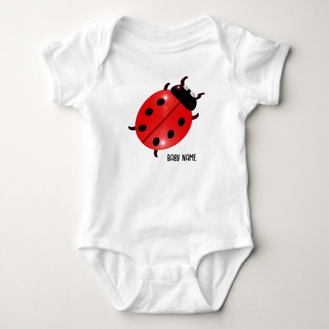 ladybug baby bodysuit (Front)