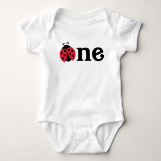 Ladybug Baby Shirt for First Birthday Party