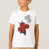 Ladybug Balloons Flies Cute Animals For Kids