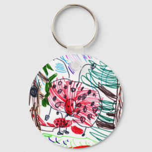 Ladybug Big, Ladybug Small, Ladybug Egg. Keychain