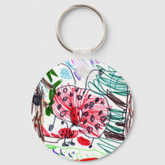 Ladybug Big, Ladybug Small, Ladybug Egg. Keychain