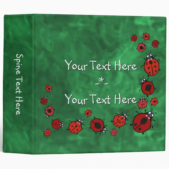 Ladybug Binder (Front/Spine)