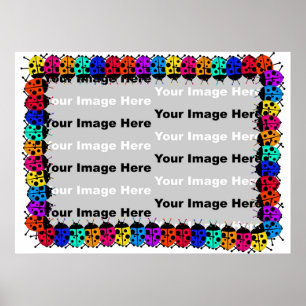 Ladybug Border Poster