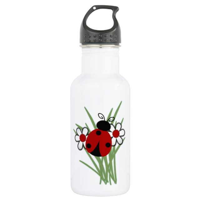 Ladybug Bottle-works 32 oz 532 Ml Water Bottle (Front)