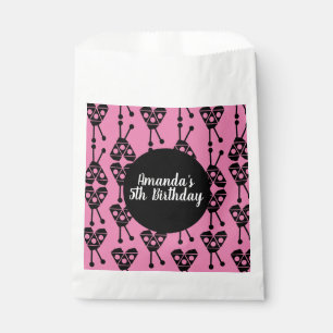 Ladybug Bug Insect Geometrical Birthday Party Pink Favour Bag