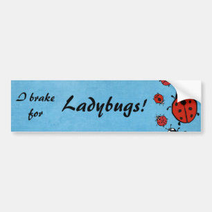 Ladybug Bumper Sticker