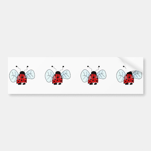 Ladybug   bumper sticker (Front)