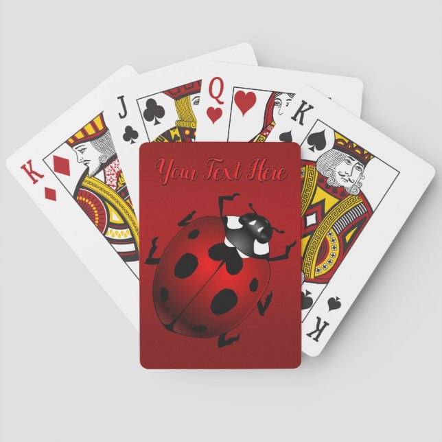 Ladybug Cards Ladybug / Ladybird Playing Cards (Back)