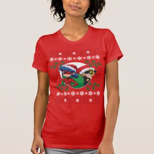 Ladybug & Cat Noir Holiday Graphic T-Shirt