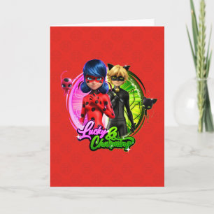 Ladybug & Cat Noir Lucky & Charming Card