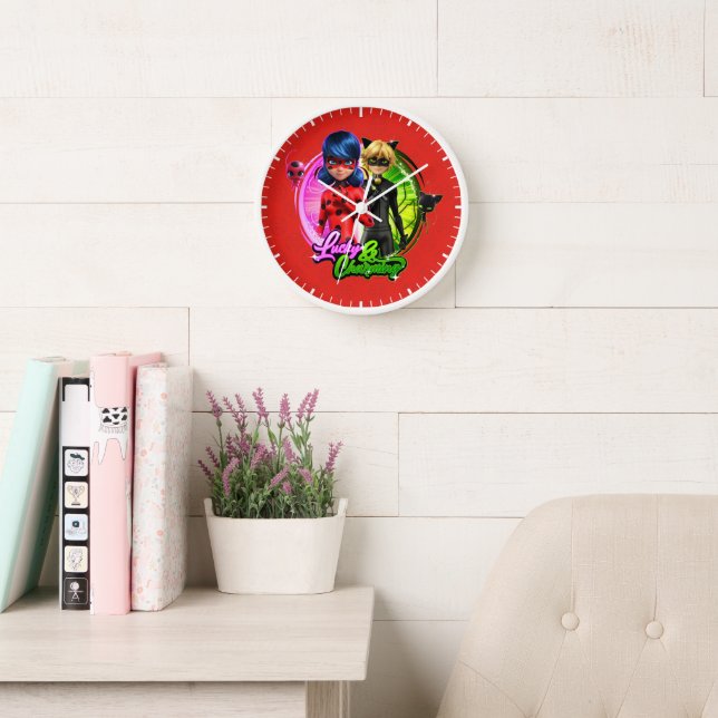 Ladybug & Cat Noir | Lucky & Charming Clock (Reading Room)