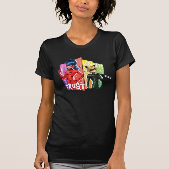Ladybug & Cat Noir | Trust & Loyalty T-Shirt (Front)