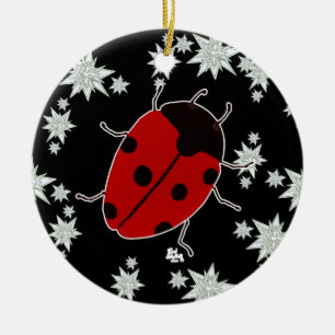 LADYBUG CERAMIC ORNAMENT