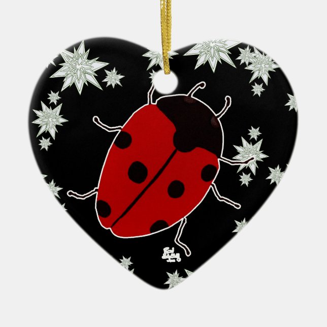 LADYBUG CERAMIC ORNAMENT (Front)