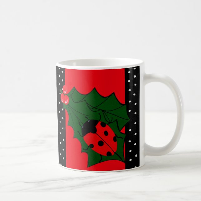 Ladybug Christmas Mug (Right)