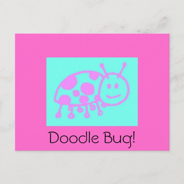 Ladybug Clipart Postcard (Front)