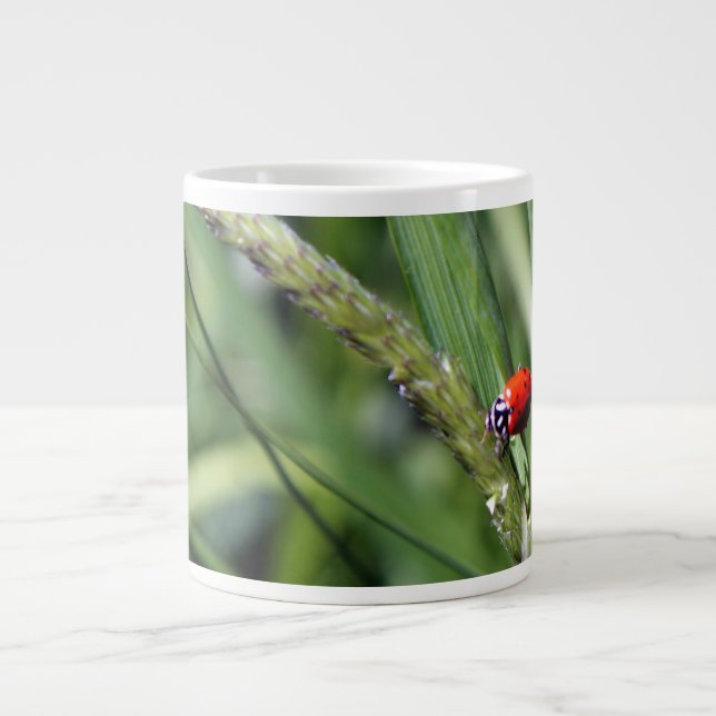 Ladybug (Coccinellidae) Large Coffee Mug (Front)