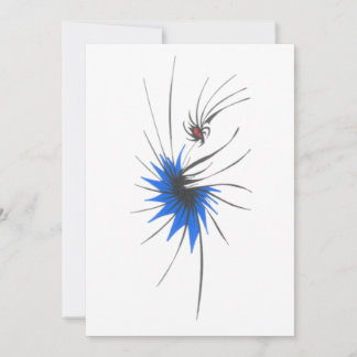 Ladybug Colorful Abstract Tribal Tattoo Art Card