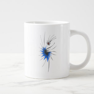 Ladybug Colorful Abstract Tribal Tattoo Art Large Coffee Mug