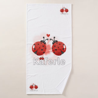 Ladybug Cup Bath Towel