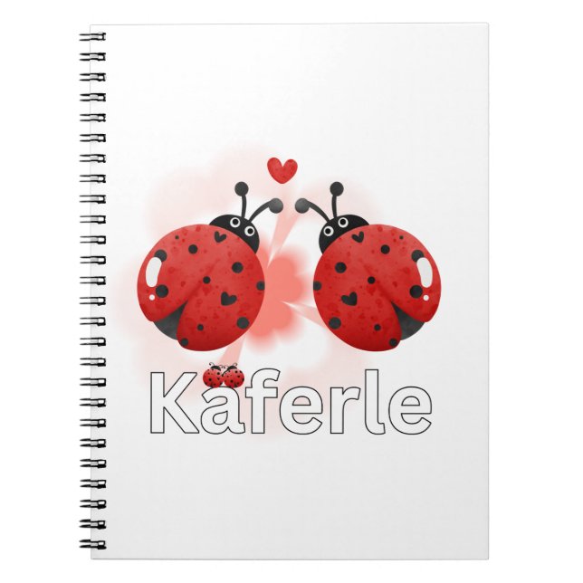 Ladybug Cup Notebook (Front)