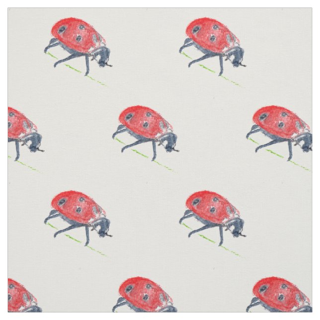 Ladybug Custom Combed Cotton (56" width) Fabric (Swatch)