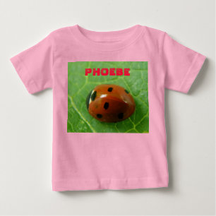 Ladybug Customizable Baby T-Shirt