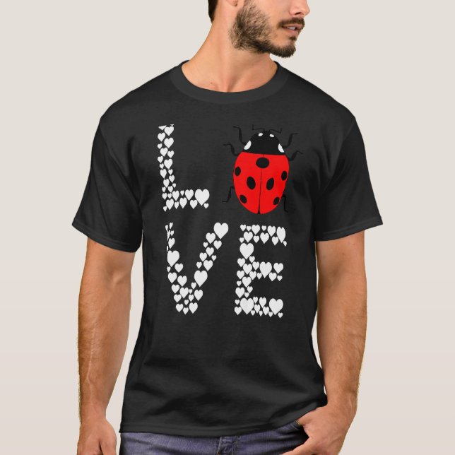 Ladybug Cute Ladybug Insect Bug Love Entomologist  T-Shirt (Front)