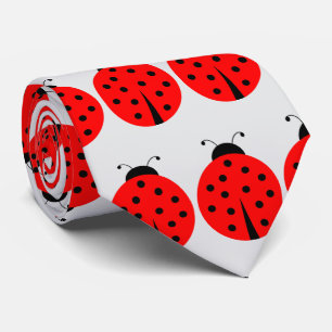 Ladybug Design Tie