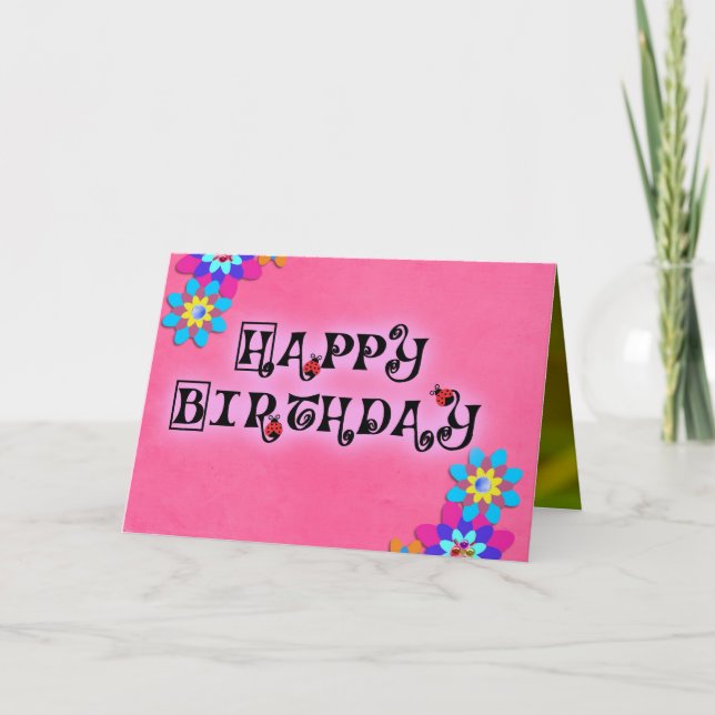 Ladybug dot beetle Office Custom Destiny Destiny'S Card (Front)