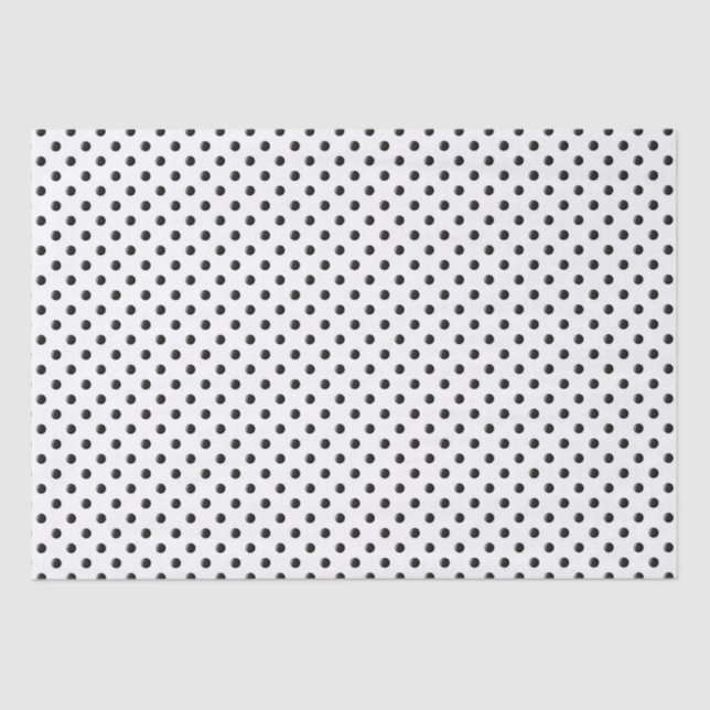 Ladybug-Dots-Black-and-White- Tissue Paper (Front)