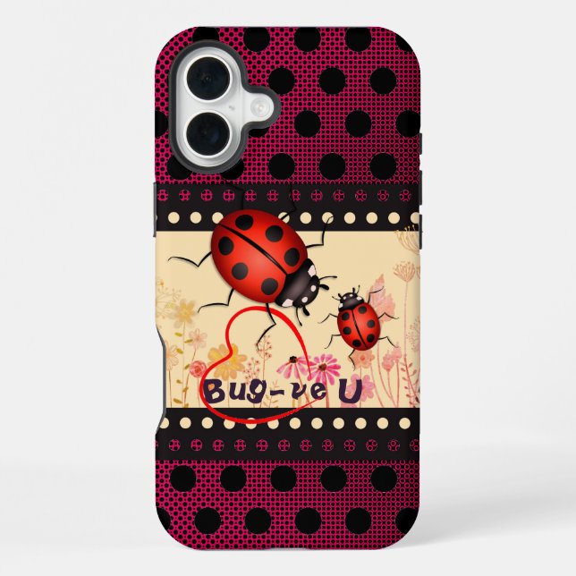 Ladybug Dots iPhone Case (Back)