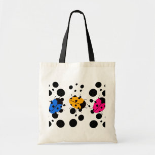 Ladybug Dots Tote Bag