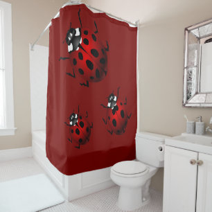 Ladybug Douche rideau Ladybug Ladybird Bath Decor